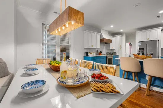 Our kitchen area features a dinette that's perfect for informal meals during your stay.