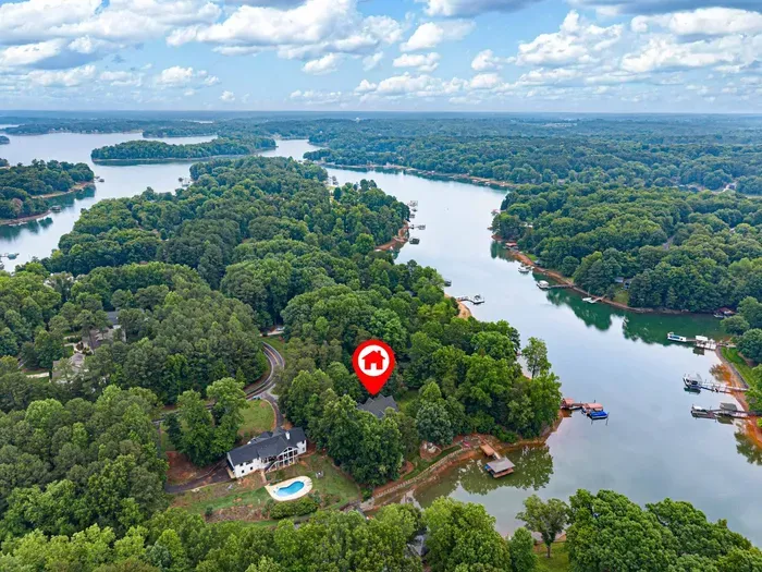Our home is conveniently located on one of the best parts of Lake Norman.