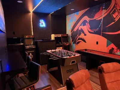 Kids and adults alike can enjoy our game room featuring foosball, shuffleboard, and all sorts of arcade games!