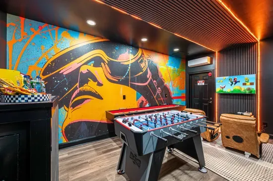 Our game room features a variety of arcade games, foosball, shuffleboard, and a gaming console.  Hours of fun await!