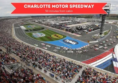 The famous speedway is home to NASCAR fans everywhere!  The Lake Norman area is full of people connecting to the racing industry in some shape or form.