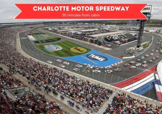 The famous speedway is home to NASCAR fans everywhere!  The Lake Norman area is full of people connecting to the racing industry in some shape or form.