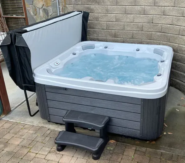Relax and soothe your muscles on our brand new hot tub!