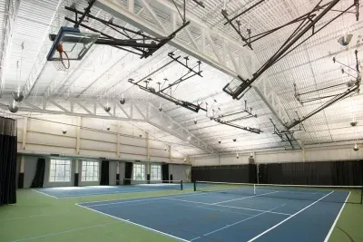 Community Amenities.  Located in the Lake Naomi Club, guests enjoy pools, private lake & beaches, boating, tennis & pickleball, golf, fitness center, trails, dining, and year-round activities in a premier four-season community.  7 night stay min req.