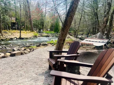 Another view of your private creekfront escape
