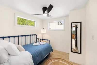 Cozy sleeping space for two! Relax on the daybed, or easily pull out the trundle for an extra bed.