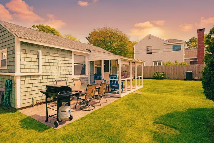 Enjoy the gas BBQ grill and dedicated outdoor space, perfect for gathering and making memories with your family.