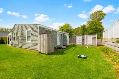 Here's a pic from the back of the property, giving you another perspective of the exterior.