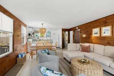 The entire place is cooled down or warmed up efficiently with the mini-split system, ensuring your comfort no matter the weather.