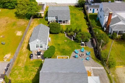 House layout, drone view