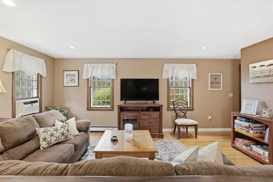 Plenty of room for everyone to stretch out, movie night just got a serious upgrade