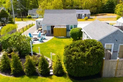 You'll have exclusive use of your private fire pit and patio. When you book both units (front and middle), your backyard is separated from the back unit with a tree and bush fence for added privacy.