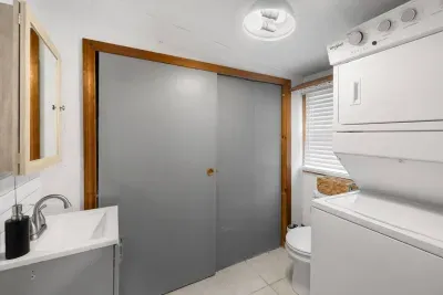 We know sometimes you need a quick minute! Our half bathroom is there so others in your group can still easily access a toilet.