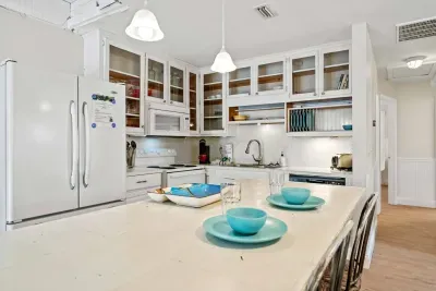 A well-appointed, functional space where you can cook and gather before heading out to explore