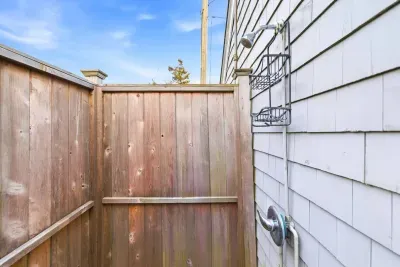 The True Cape Cod Experience! Enjoy the refreshing, private outdoor shower under the sun or stars after a long beach day. It's the best way to rinse off and relax.