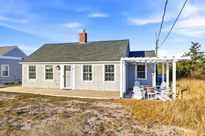 This beautiful, convenient house offers easy, stair-free living and a charming outdoor space for fire-side relaxation.