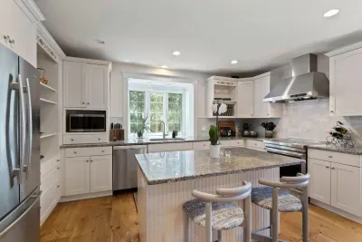 Our fully equipped kitchen provides everything you'll need.