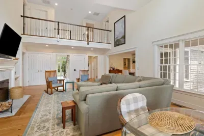 That's the entry hall, guiding you to the front door