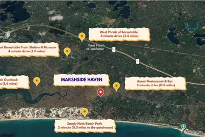 Famous landmarks near the house