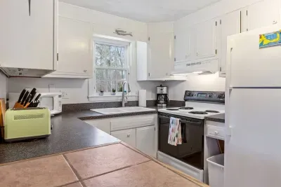 Plenty of natural light over the sink! We provide all the cookware and utensils, just bring the groceries.