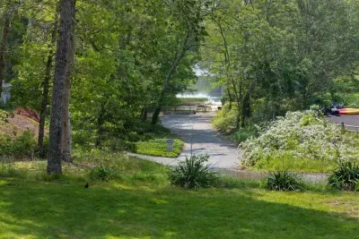 Just a short stroll to the water!