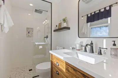 Your private bathroom is stocked and ready!