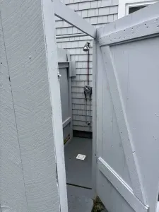  The Gold Standard of Cape Cod: There is nothing quite like a warm outdoor shower after a sun-soaked afternoon at Red River Beach. Rinse off the salt and sand under the open sky!