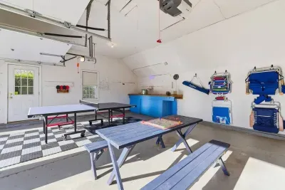 Our converted garage is the perfect 'after-beach' sanctuary.