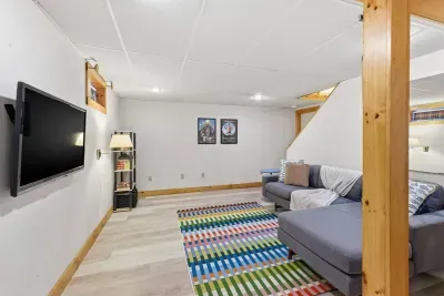 From high-stakes foosball tournaments to quiet afternoons at the activity table, our basement is designed for play.