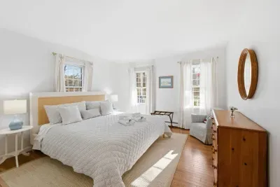 Retreat to your private sanctuary in our first floor king bedroom.