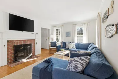 There's always a quiet spot to curl up and watch TV or grab a book and enjoy the peaceful Cape Cod atmosphere