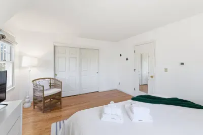 Retreat to the second floor for ultimate relaxation in this bright, expansive king bedroom.
