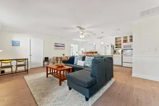 Living room, unit A