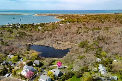 Drone photo to give you a true sense of this beautiful spot.