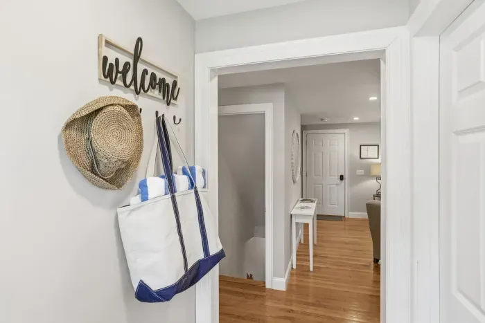 Step inside and feel instantly at home. Let the warmth of glowing hardwood floors and thoughtful, charming details greet you the moment you open the door. Your getaway starts here.