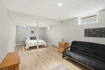 Your airy home-within-a-home. Sprawling, bright, and beautifully serene, this versatile suite offers the perfect blend of cozy slumber and flexible lounge space to unpack and completely unwind.