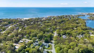 Where the forest meets the sea. A breathtaking aerial look at your peaceful waterfront neighborhood, designed for slow mornings and quiet coastal exploration.