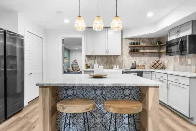 Open kitchenette area perfect for hanging out with your friends and family