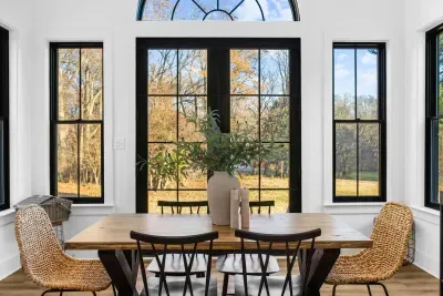 Enjoy dinner with your family while enjoying the view of nature in the dining area just off of the kitchen and living rooms.