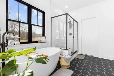 Enjoy a relaxing soak in the tub