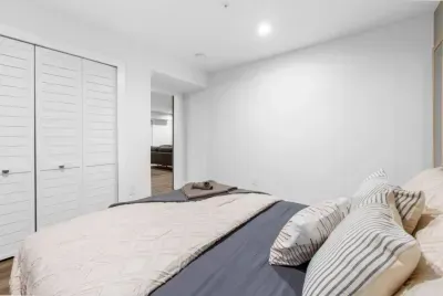 Additional Queen mattress bedroom in the basement portion of the house.