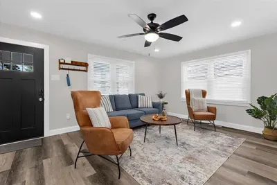 Enjoy time with your friends and family in the spacious upstairs living room.