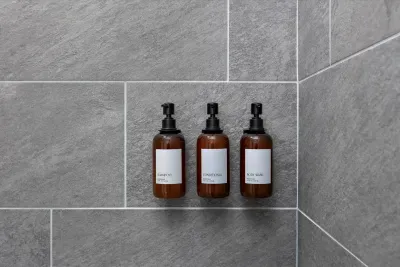 All 3 full bathrooms are conveniently stocked with body wash, shampoo, and conditioner.