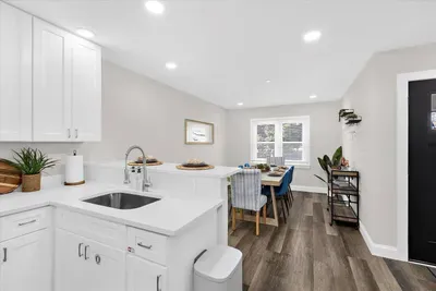 Additional kitchen and dining room photo.