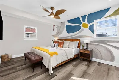Additional master bedroom photo.