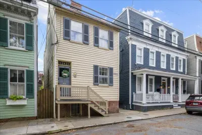 Front of house image #2 on Prince George Street in the Historic District of Annapolis Maryland!
