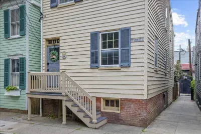 Front of house on Prince George Street in the Historic District of Annapolis Maryland!