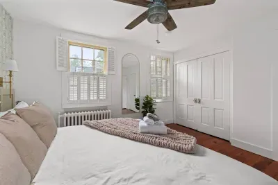 Additional views of the king bedroom for a cozy and comfortable visit.