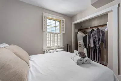 Second bedroom with cozy robes for two to ensure maximum comfort during the duration of your visit.