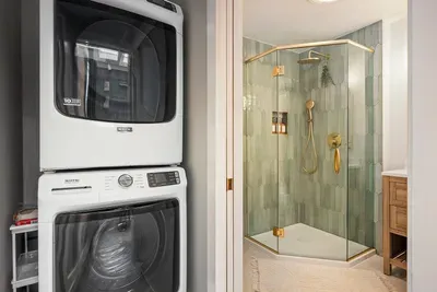 A full washer and dryer for your use during your visit!  Located on the main level of the house, just outside of the bathroom.